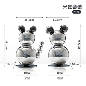 Cute Mouse Sculpture for Living Room Decor, Birthday Party Supplies Gift for Home Decoration