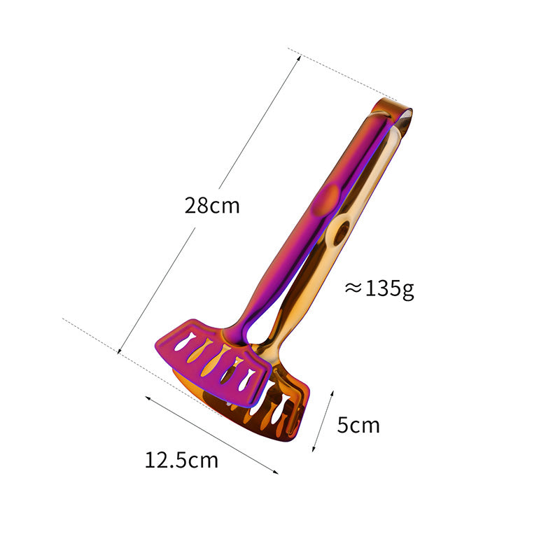 Multifunctional Fried Fish Clip Stainless Steel Food Clip Steak BBQ Clips for Family Camping BBQ Supplies