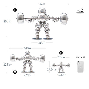 Stainless Steel Handmade Color Chrome Popeye's Resin Crafts and Arts for Gifts Adults