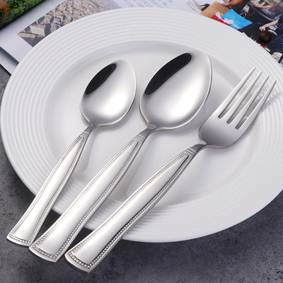 Factory Wholesale Cheap Price Stainless Steel Cutlery Mirror Polish Hotel Kitchen