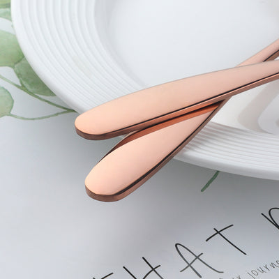 New Design Flat Spoon Smooth Edge Mirror Polishing for Party Wedding