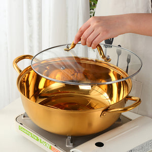Custom Kitchenware Pots Stainless Steel Nonstick Hot Pot Cooking Pots Cookware Sets