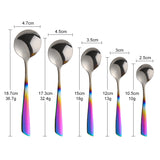 New Design Fish Tail Spoon 304 Stainless Steel Metal Cutlery Mirror Polished