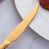 Amazon Hot Sale Colorful Stainless Steel Steak Knife Smooth Edge