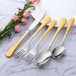 Stainless Steel Silverware Set, Flatware Set for Kitchen, Cutlery Set with Forks, Spoons, Knives