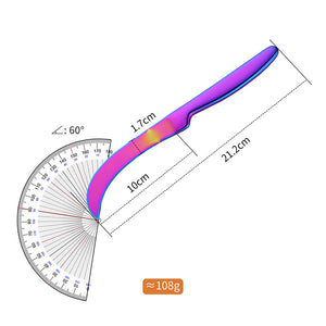 Metal Stainless Steel Flatware Cutlery Chef Knifes Kitchen Fruit Cheese Steak Dinner Knives Set