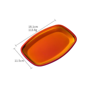 New Products Custom Hotel Oval Gold Stainless Steel Metal Serving Plate