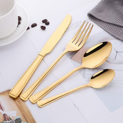 304 Stainless Steel Metal Dinnerware Silver Cutlery Restaurant Wedding