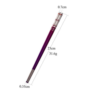 Chopsticks Reusable Lucky Design Gift Set Hand-made Stainless Steel Chopsticks