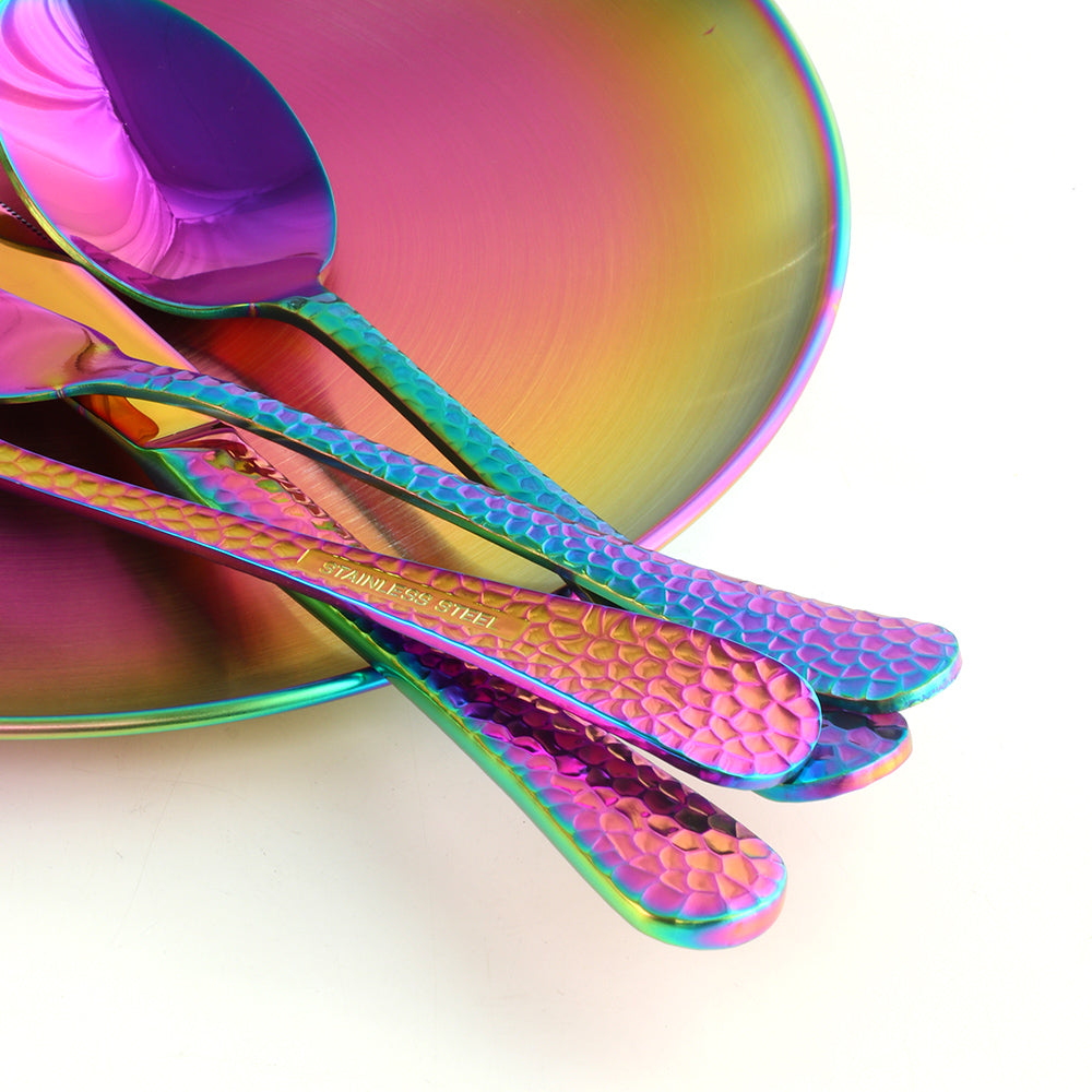 Silverware Set Flatware Cutlery Set Service Durable Tableware in Ergonomic Design Kitchen Utensil Sets