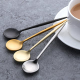 Buyer Star Bulk Sale Colorful Tea Spoon Mirror Polish Tableware Hotel Wine Bar