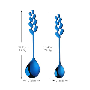 Wholesale Cheap Stainless Steel Korean Long Handle Spoon Coffee Stirring Dinner Spoon