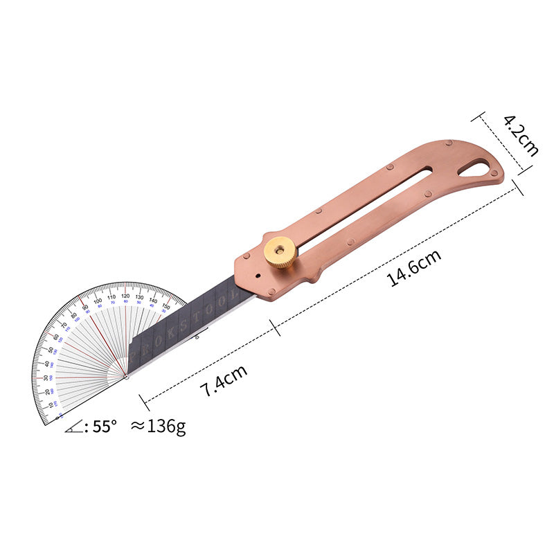 Mutipurpose Utility Knife Stainless Steel Retractable Box Cutter Safety Lock Design