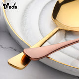 1Pc Stainless Steel Serving Spoon Household Public Soup Colander Restaurant Spoon for Ice Cream Dinner Spoon Rice Salad Flatware