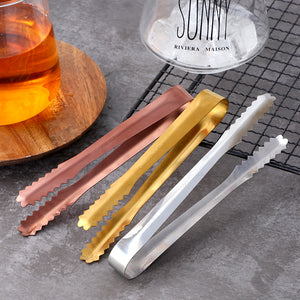 Ice Tongs Sugar Cubes Tongs - Stainless Steel Mini Serving Tongs Appetizers Tongs Small Metal Tongs for Tea Party Coffee Bar