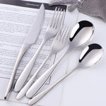 Buyer Star Cutlery Set Stainless Steel Flatware mirror polished for Restaurant