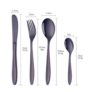 Buyer Star Restaurant Supplies Cheap Tableware Spoons Forks Knife Stainless Steel Flatware Set