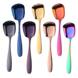 Cutlery Spoon Mirror Polishing Blue Color Accept Customized