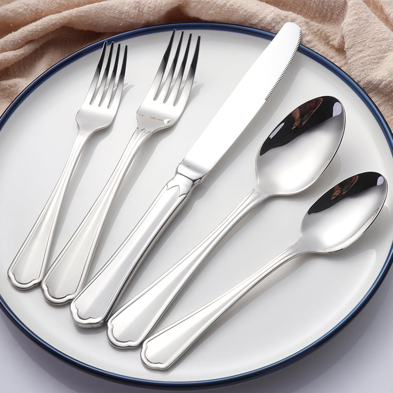 Buyer Star Stainless Steel Dinnerware Colorful Flatware Cutlery Restaurant Wedding