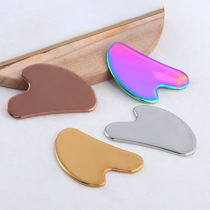 Terahertz Energy Stone Gua Sha Scraper Tools Lymphatic Drainage Massager Facial Beauty Tools-Heart Shape