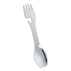 Outdoor multifunctional spoon Bottle opener, fork and knife, Outdoor tableware for camping trip, Field survival tools