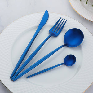 Cheap Price High Quality Stainless Steel Colorful Flatware Party Wedding Bar Tableware Set