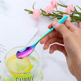 Exquisite Coffee Spoon Smooth Edge European Style Have More Color to Choose