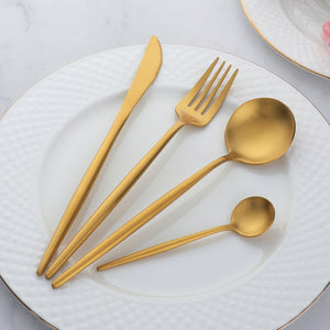 Cheap Price High Quality Stainless Steel Colorful Flatware Party Wedding Bar Tableware Set