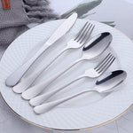 Silverware Set, 20 Piece Stainless Steel Flatware Utensils Cutlery Set Gift Package for Wedding Housewarming