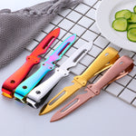 Multifunctional Fruit Peeling Knife with  Kitchen Household Sharp Stainless Steel Fruit and Vegetable Fruit Slicing Knife