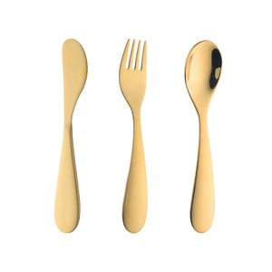 Toddler Kids Silverware Flatware Set, Preschooler Eating Utensils, Spoons Forks Butter Knives, Dishwasher Safe
