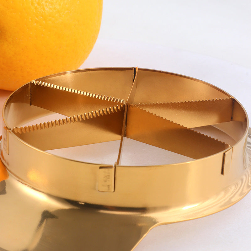 Sharp Blades Sturdy Divider Kitchen Gadgets For Orange Tomatoes Lemon Slicer, Apple Slicer With 6 Blades