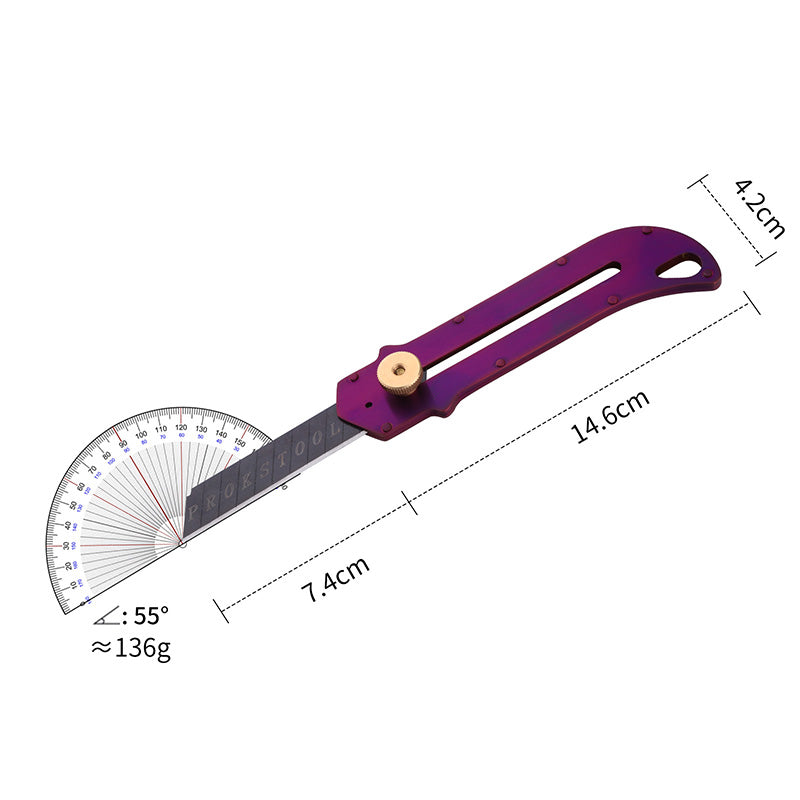 Mutipurpose Utility Knife Stainless Steel Retractable Box Cutter Safety Lock Design