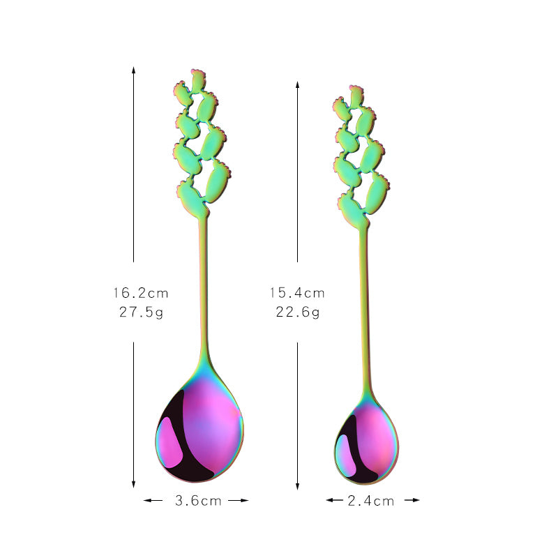 Wholesale Cheap Stainless Steel Korean Long Handle Spoon Coffee Stirring Dinner Spoon