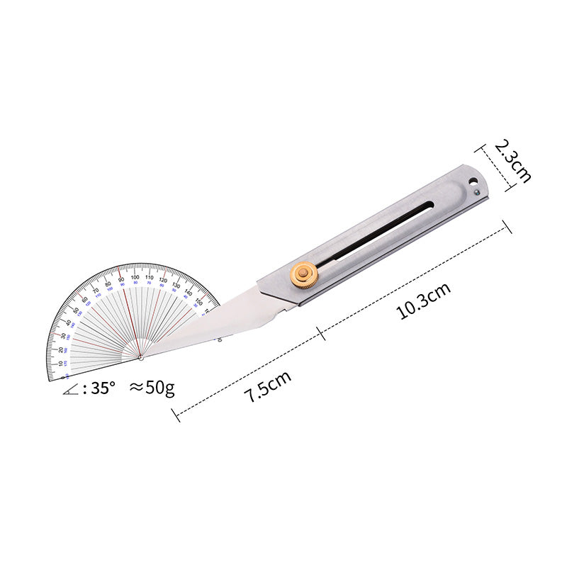 Mutipurpose Utility Knife Stainless Steel Retractable Box Cutter Safety Lock Design