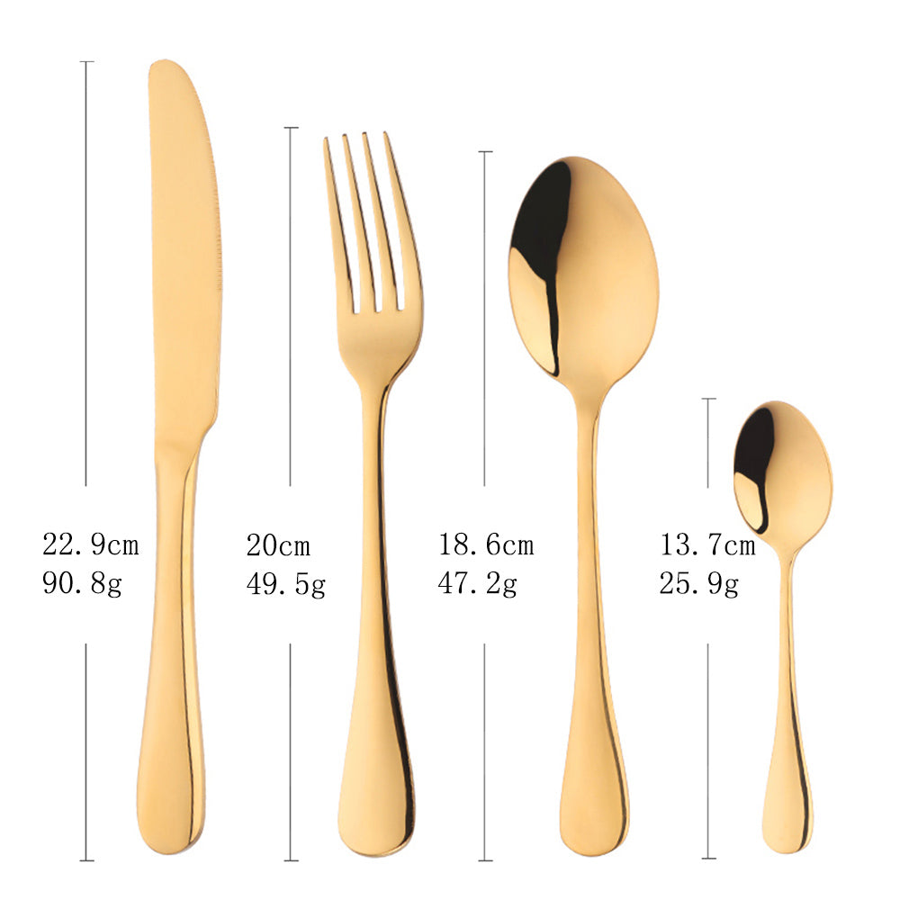 Factory Wholesale Best Price 304 Stainless Steel Tableware Hotel Cutlery Set European Court Style Dinnerware