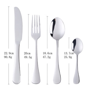 Factory Wholesale Best Price 304 Stainless Steel Tableware Hotel Cutlery Set European Court Style Dinnerware