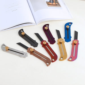 Mutipurpose Utility Knife Stainless Steel Retractable Box Cutter Safety Lock Design