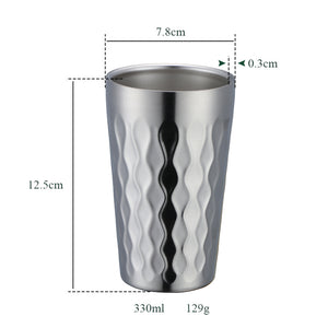 Custom Logo Drinking Heat Bottle Water Cup Scald Proof Stainless Steel Coffee Mug