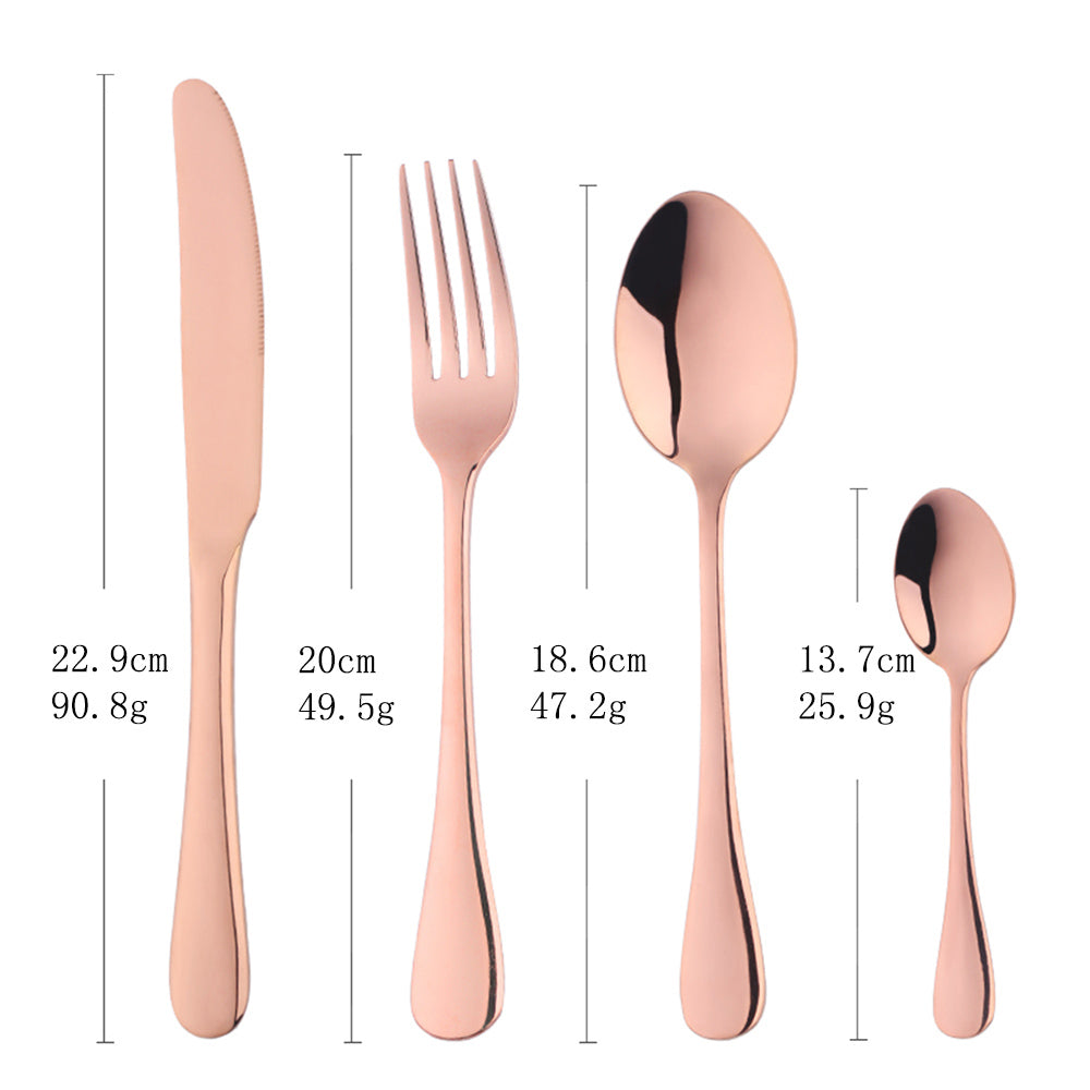 Factory Wholesale Best Price 304 Stainless Steel Tableware Hotel Cutlery Set European Court Style Dinnerware