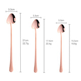 Hot Sale 18/10 Stainless Steel Creative Heart Shaped Ice Spoon Dessert Coffee Stirring Serving Spoon