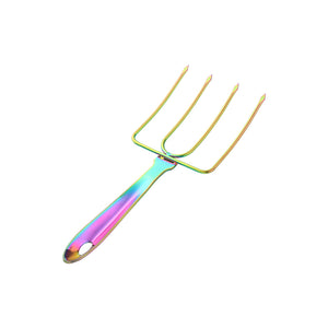 Stainless Steel Turkey fork Transfer Chicken or Ham Poultry Lifters Easily Professional Carving Roaster Poultry Forks