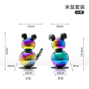 Cute Mouse Sculpture for Living Room Decor, Birthday Party Supplies Gift for Home Decoration