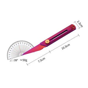 Mutipurpose Utility Knife Stainless Steel Retractable Box Cutter Safety Lock Design