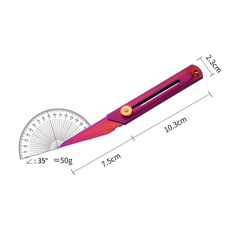 Mutipurpose Utility Knife Stainless Steel Retractable Box Cutter Safety Lock Design