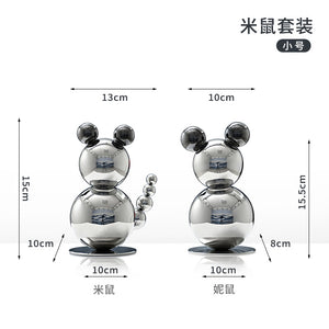 Cute Mouse Sculpture for Living Room Decor, Birthday Party Supplies Gift for Home Decoration