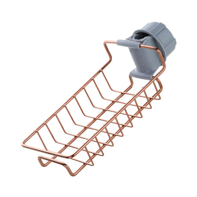 Stainless Steel Sponge Holder for Kitchen Sink Hanging Drain Rack, Soap, Brush, Towel Storage Rack Faucet Storage Rack