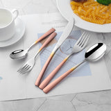 Hot Sale Gradated Rose Gold Mirror Polish Flatware for Party Bar