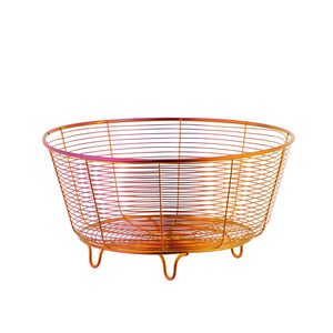 Stainless Steel Wire Fruit Basket, Storage Bowl, Colander Bowl, Fruit Bowl, Organizer for Fruits, Vegetables, and Snacks