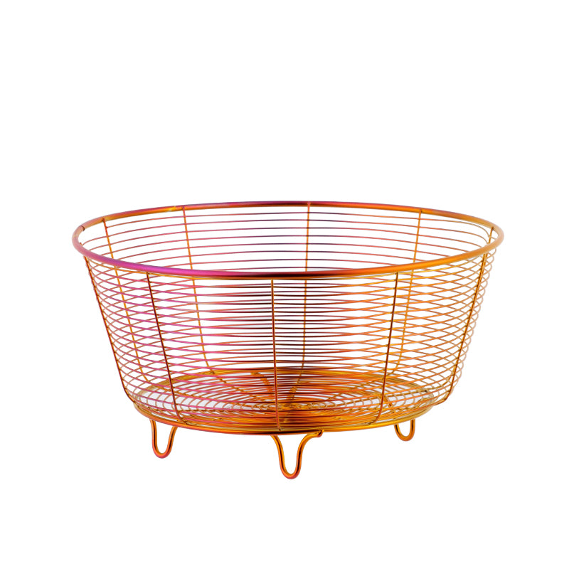 Stainless Steel Wire Fruit Basket, Storage Bowl, Colander Bowl, Fruit Bowl, Organizer for Fruits, Vegetables, and Snacks